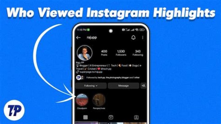 Can someone tell you looked at their Instagram?