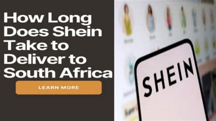 Does Shein deliver to your door in South Africa?