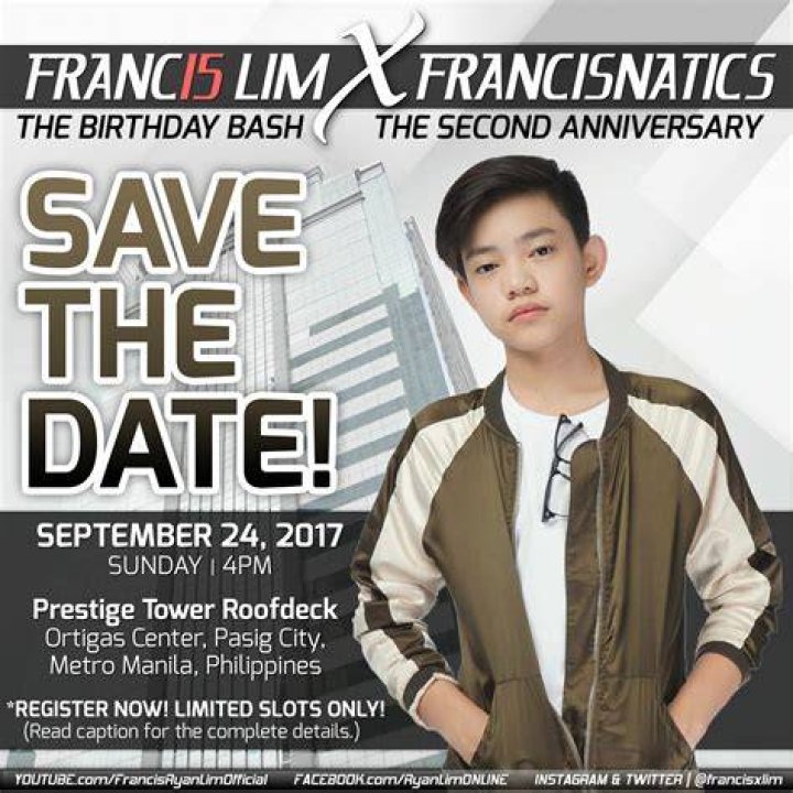 Francis Ryan Lim (World Music Singer) - Age, Birthday, Bio, Facts, Family, Net Worth, Height & More