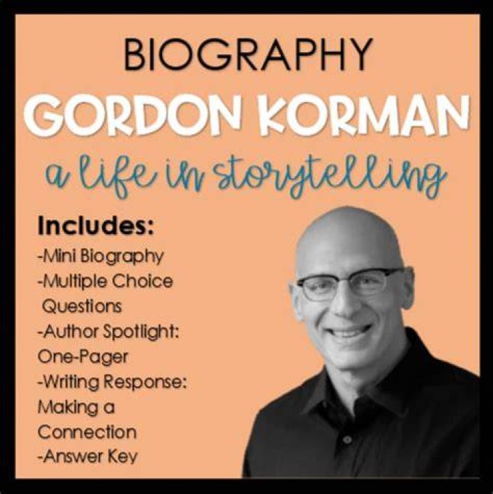 Gordon Korman (Children's Author) - Age, Birthday, Bio, Facts, Family, Net Worth, Height & More