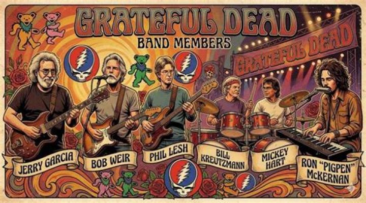 Grateful Dead (Band) - Members profile, Facts, Wiki, Achievements, Net worth 2024 (updated)