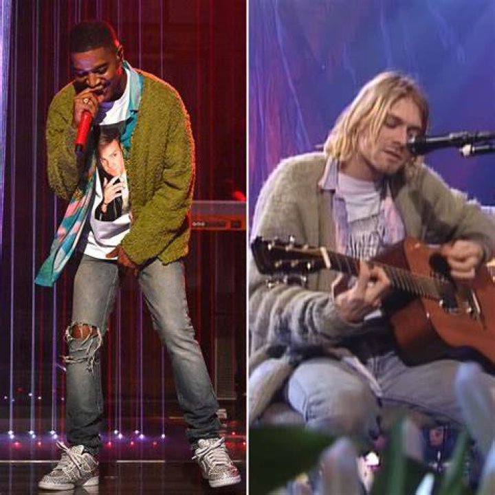How did Kid Cudi honor Kurt Cobain?