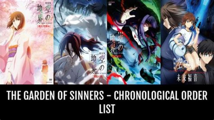 Is it better to watch Garden of sinners in chronological order?