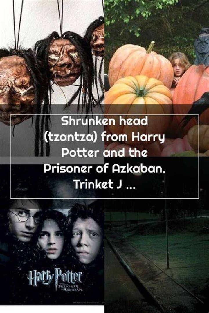 Is the shrunken head in the Prisoner of Azkaban book?