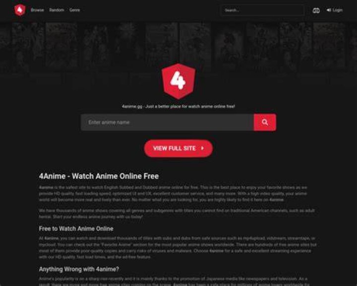 Is the website 4anime safe?