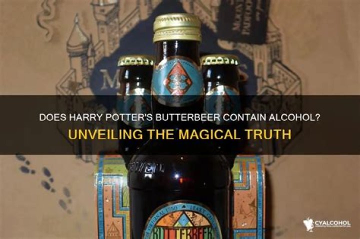 Is there alcohol in Butterbeer in Harry Potter?