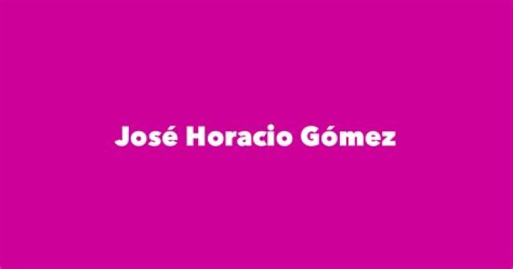 José Horacio Gómez (Religious Leader) - Age, Birthday, Bio, Facts, Family, Net Worth, Height & More