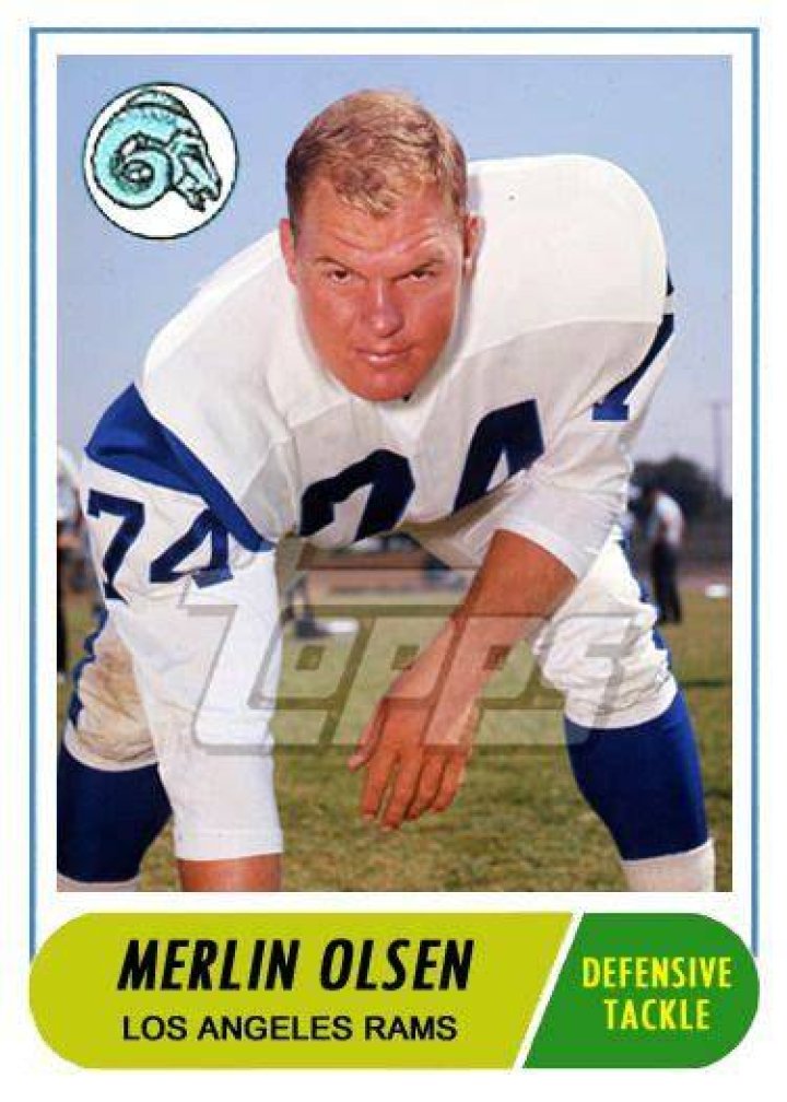 Merlin Olsen (Football Player) - Age, Birthday, Bio, Facts, Family, Net Worth, Height & More
