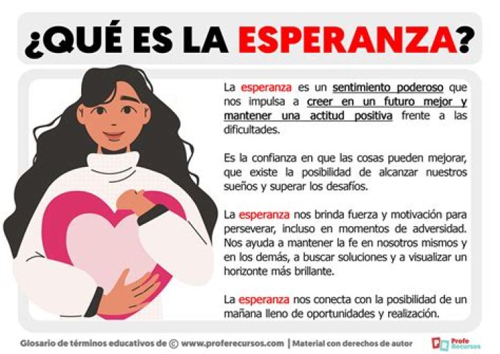 Recuerda Red, la esperanza es algo bueno, tal vez lo mejor de las cosas, y nada bueno muere jamás.