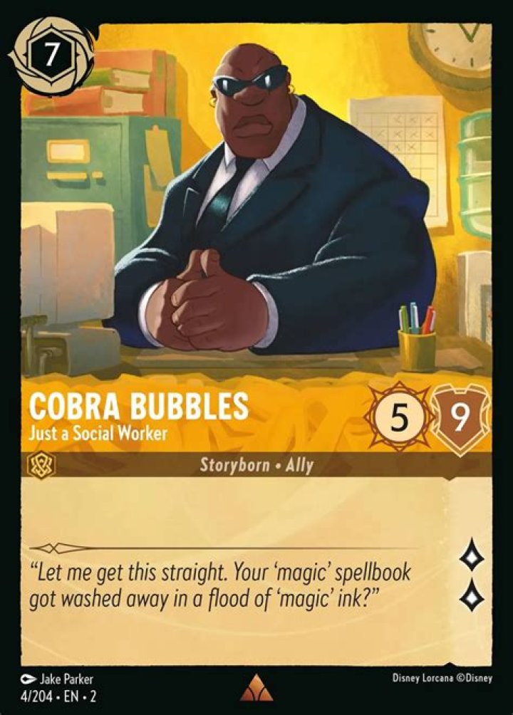 Was Cobra Bubbles really a social worker?
