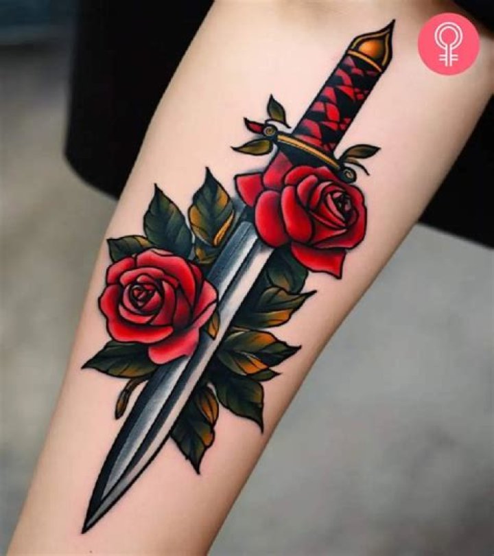 What does a rose and dagger tattoo mean? – Celebrity.fm – #1 Official Stars, Business & People Network, Wiki, Success story, Biography & Quotes