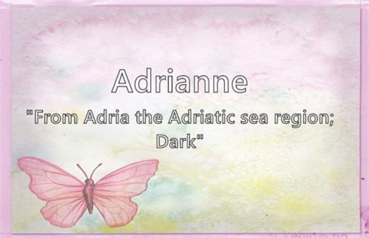 What does the name Adrianne mean?