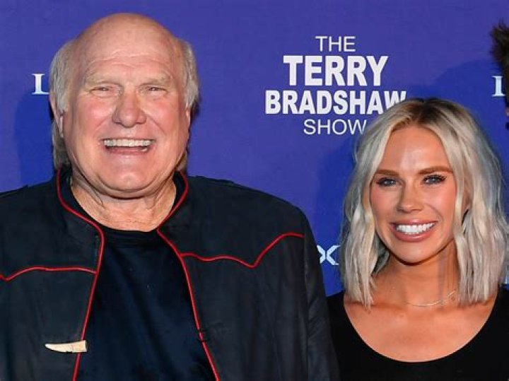 What is the age difference between Terry Bradshaw and his wife?