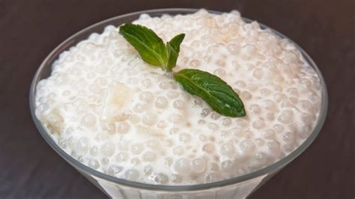 What is the little balls in tapioca pudding?