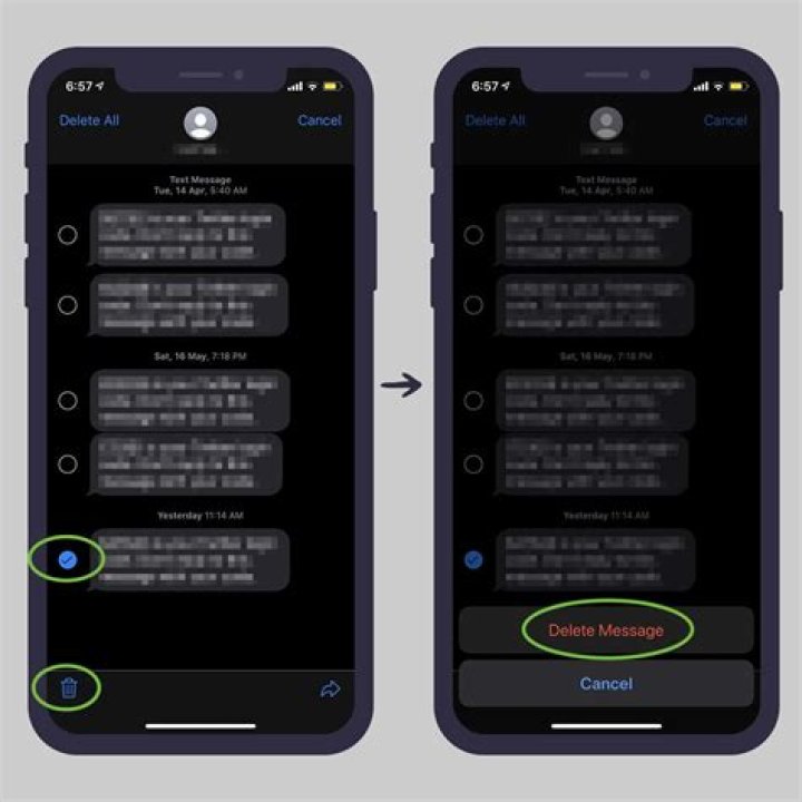 When you delete an iMessage does it delete for the other person?
