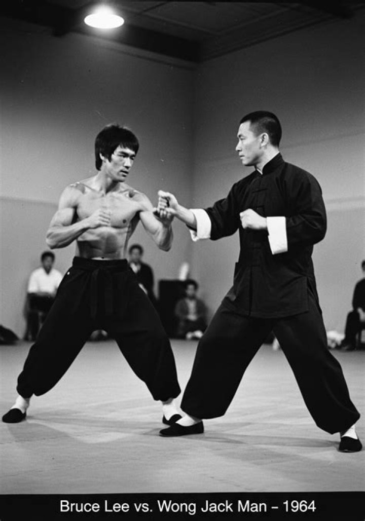 Who won between Bruce Lee and Wong Jack Man?