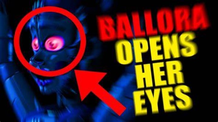 Why Ballora close her eyes?
