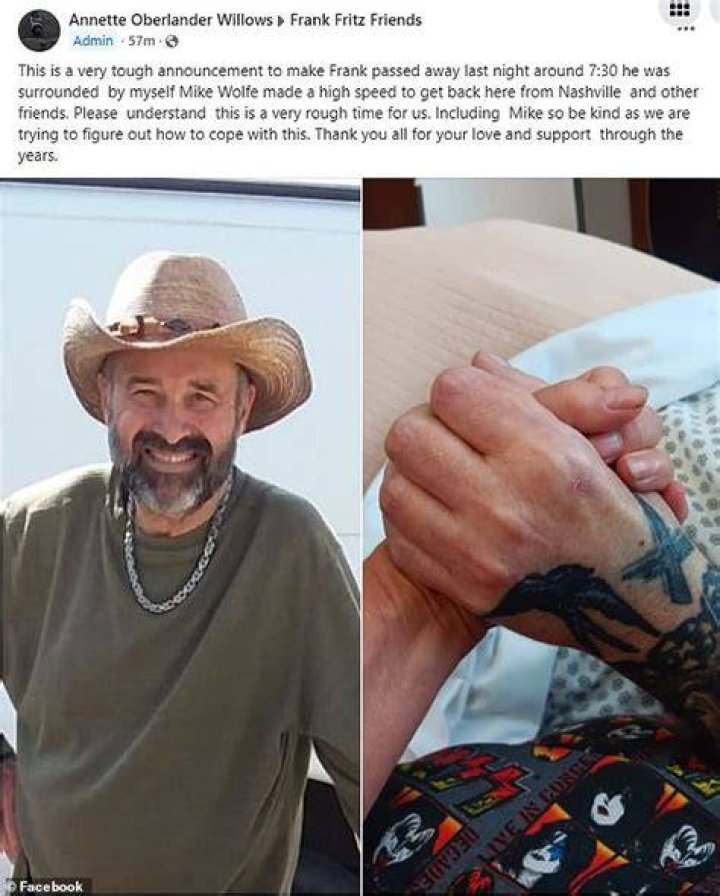 Why did Frank Fritz get so many tattoos?