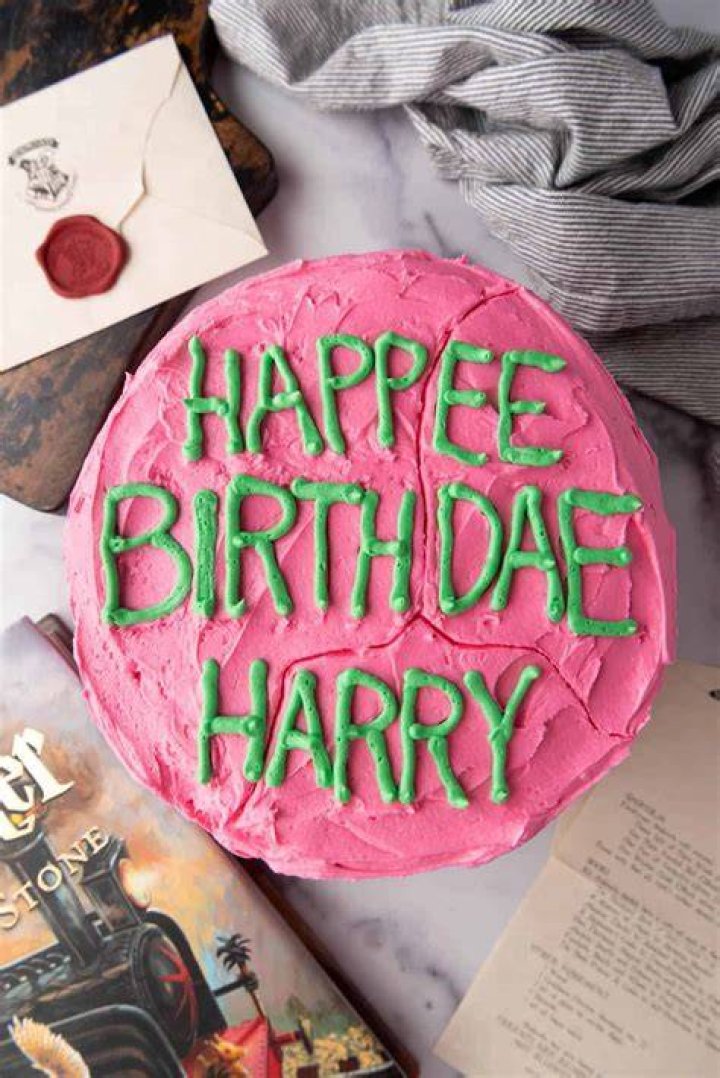 Why is there a line in Harry’s cake?